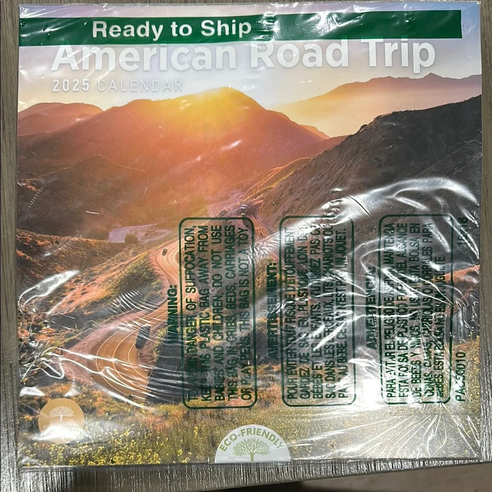American Road Trip 2025 Calendar